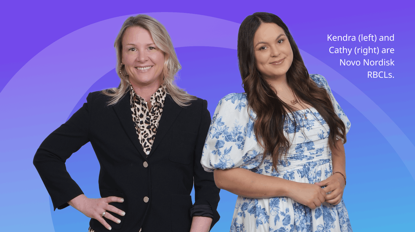 Kendra and Cathy are Novo Nordisk RBCLs