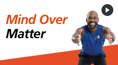 Video still of Dolvett Quince for H-Fit workout Mind Over Matter.