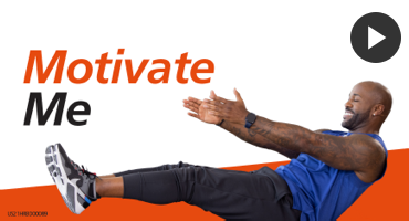 Video still of Dolvett Quince for H-Fit workout Motivate Me.