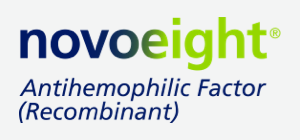 Novoeight® (antihemophilic factor, recombinant) logo.