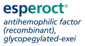 Esperoct antihemophilic factor (recombinant), glycopegylated-exei logo.