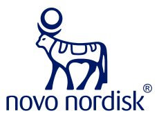 Novo Nordisk logo.