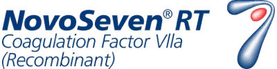 NovoSeven® RT Coagulation factor (Recombinant) logo.