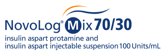 NovoLog® Mix 70/30 (insulin aspart protamine and insulin aspart injectable suspension) 100 Units/mL